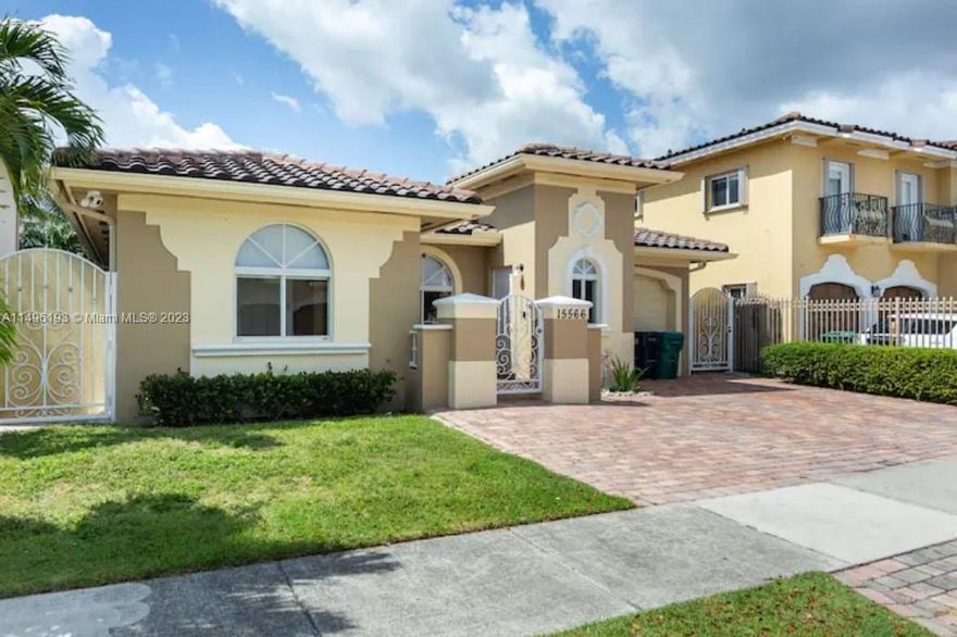 Experience canal-view tranquility in this spacious 2,055 sq ft home, featuring a 3-bed, 2.5-bath main house with a 1-car garage. Seamlessly blending form and function, the kitchen/bar flows into the main living area, complemented by high ceilings, energy efficiency, a wall oven, AC unit, and a tempting hot tub. Step into the backyard oasis with a covered terrace awning, meticulously paved concrete slab, and captivating views of the tranquil canal. The property's adaptability shines through, offering the flexibility to rent it furnished or unfurnished, catering precisely to your lifestyle. Immerse yourself in the fusion of modern comfort and the soothing ambiance of canal-side living, where each detail is designed to elevate your daily experience and create the perfect place to call home.