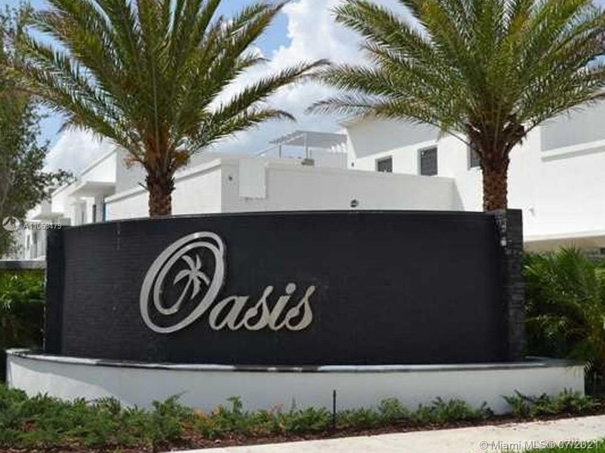 Stunning almost Brand New Smart Home at Oasis an Exclusive Gated Community in the City of Doral. Corner Lot with almost 9,000 Sq Ft. Beautiful Pool w/ modern pavers, trees on the Patio. 4 Bedrooms and 4.5 Bathrooms; one of the bedrooms are on the 1st floor with its own private bathroom. Huge Master bedrooms with their private balcony. Italian Design Gourmet Kitchen w/ a Quartz Countertop with Top of the Lines appliances,  Wine Cellar. Italian design bathrooms, impact windows, doors, security system.  No neighbors back. This is a perfect home for living and entertainment at the same time. Location: Next to Doral City Place Shopping Center (Restaurants, Cafes, Movie Theaters, Gym, Supermarket and more) *Attached furniture on the walls aren't included in the sale*