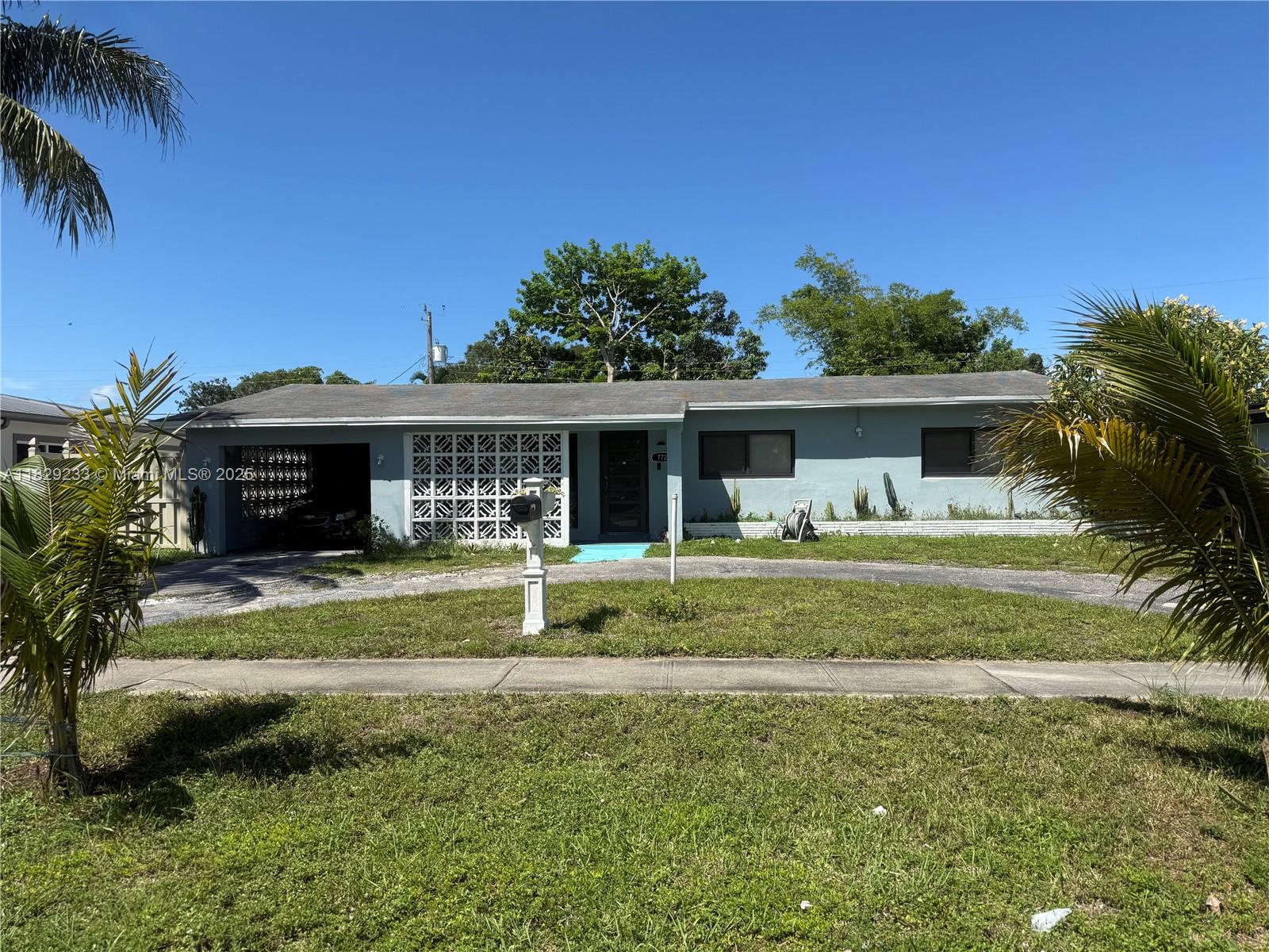 ??? 3 Bedrooms | ?? 2 Bathrooms | ?? Circular Drive + Carport
Welcome to your next home in sunny Fort Lauderdale! This well-kept 3-bedroom, 2-bath residence offers a perfect blend of comfort, space, and unbeatable convenience. Located in a quiet neighborhood, this home is just minutes from the Hard Rock Hotel & Casino, Broward Mall, major highways, beaches, and all the best shopping and dining South Florida has to offer.
Step inside to a bright and open living area filled with natural light, a functional kitchen, and generously sized bedrooms. The primary suite features its own private bathroom, while the other two bedrooms offer great flexibility.
Outside, enjoy a circular driveway for easy access and extra parking, plus a covered carport for added convenience.