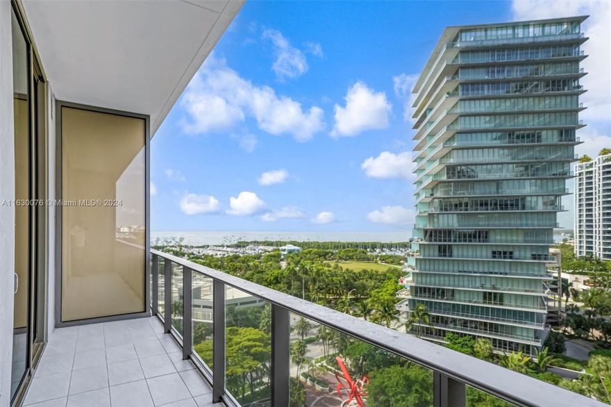 Best 1 Bed, 1 Bath line at Mr. C Residences Coconut Grove by Cipriani. 11’ Ceilings and lots of light with brushed-brass fixtures throughout with Italian porcelain floors.  Spectacular views to the water and parks to the Southeast. Designer kitchen featuring Terrazzo counters, Wolf and Sub Zero appliances, and custom cabinetry. Mr. C Bayshore boasts 2 pools, a large fitness center, bar and dining area around the pool, party room, billiards, screening room, and so much more!  Restaurant and gourmet market to open in the building soon with white glove service for all the residents. This condo comes with its own storage unit.