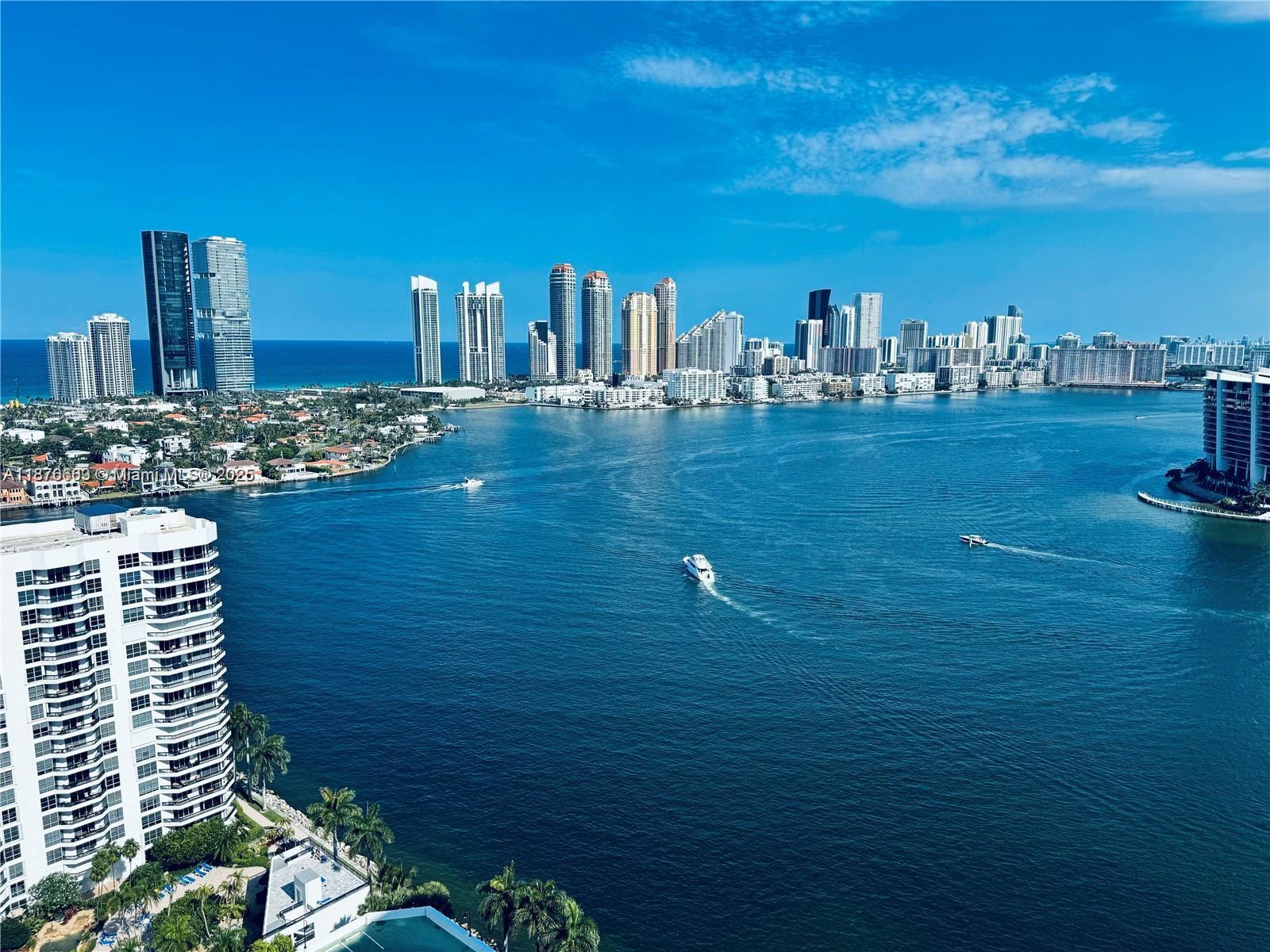 Live in the most desirable tower of Mystic Pointe – Building 500. This turnkey 2-bed, 2-bath residence is beautifully furnished and thoughtfully designed, offering a spacious layout with breathtaking ocean and Intracoastal views, day and night. Enjoy resort-style living with a waterfront pool, state-of-the-art gym, and courts for tennis, pickleball, and basketball. Convenience is at your doorstep with an on-site supermarket, marina, shops, and an authentic Italian restaurant. Plus, 24-hour security, just 5 minutes to the beach, and within walking distance to houses of worship and Aventura Mall. A truly one-of-a-kind home in a prestigious Aventura location. Available starting December 1, 2025, for a 12-month lease only.