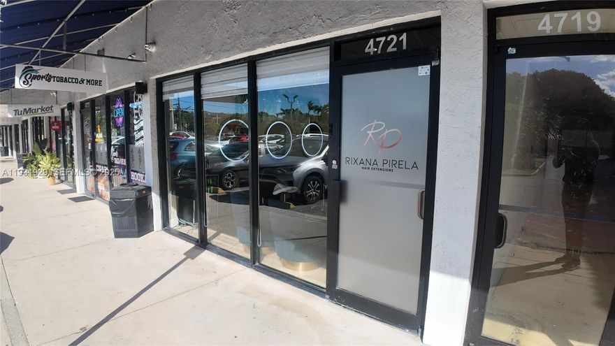 Turnkey beauty studio in Doral with strong visibility and easy access. Approx. 930 SF with a welcoming reception and retail area, stylish build-out, and two private internal suites that can be sublet to independent operators (manicurist, massage, esthetics, etc.). Established 2022. Business-only sale. The business holds a Retail license for Beauty Supply and an active Beauty Salon license. Lease in place through 10/31/2027. Confidential sale: do not disturb staff; appointments only. NDA required for financials and additional details. Buyer to verify all information, licenses, square footage, and permitted uses.