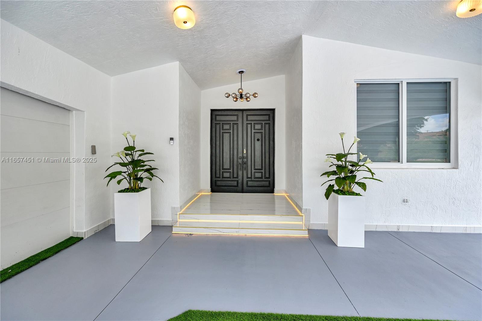 Step into luxury in this fully renovated 5 bed/5 bath residence with a perfect blend of elegance & convenience. A spacious & open floor plan complete with skirting board for an elegant atmosphere, chef's kitchen equipped with top-of the line appliances, ample counter space, & 2 laundry areas for your convenience. Soak up the Florida sun in the beautiful yard with fresh water pool, gazebo with outdoor kitchen provides a perfect ambiance for relaxation & entertaining guests. Other features include a 2 car garage with port cochere, 2 A/C's and room for an RV or boat. This captivating home combines modern amenities with family-friendly features making it the ideal choice for your next home.