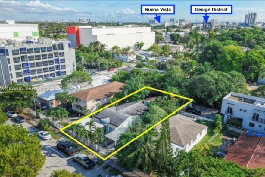 Prime income-producing development site minutes from the Design District, Wynwood, Midtown, Downtown, and Brickell. 7,250 sqft T5-L zoned lot allowing up to 25 residential units plus retail or mixed-use development with no parking required under current Miami 21 zoning. Developers can build up to 5 stories with minimal setbacks, maximizing the site’s full potential. Existing duplex (4 bed / 2 bath / 2,322 sqft) can generate income while plans and permits are prepared — ideal for investors seeking both immediate cash flow and long-term appreciation. The neighborhood is rapidly transforming, with brand-new luxury apartment projects on nearly every corner, making this a rare opportunity in one of Miami’s most desirable growth corridors