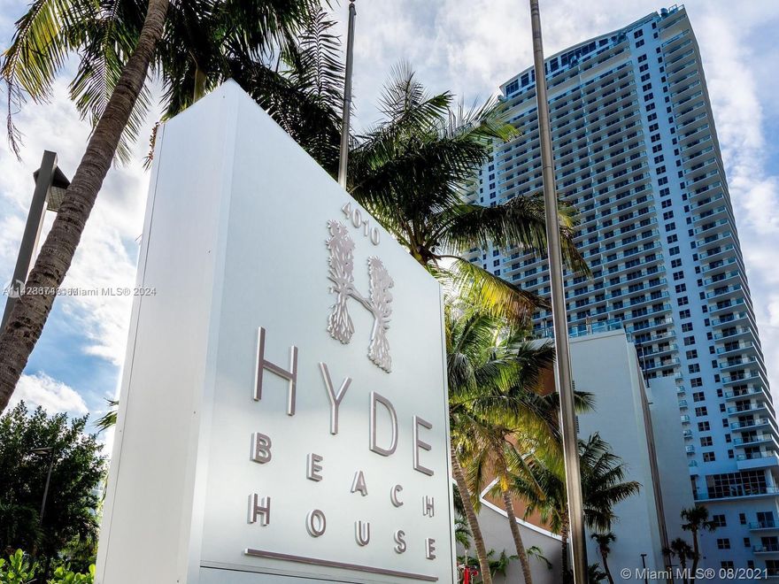 Spacios 2 bedroom 2 Bath at Hyde Beach House. Fully furnished and Finished. Stylish and sophisticated amenities. Hyde Beach House has elegant double volume entrance lobby exquisitely appointed with designer furniture and finishes. Situated directly on the Intracoastal Waterway offering access to jet skis, paddle boards, kayaks, windsurfing, and kitesurfing. Expansive pool deck with views of both the Intracoastal Waterway and Atlantic Ocean. Pool deck will feature semi-private cabanas, infinity-edge pool, outdoor kitchen and dining area, along with an outdoor movie theater with lounge area and fire pit. Turnkey Unit ready for  investors. OWNERS FINANCING IS AVAILABLE.. CALL FOR DETAILS!!!