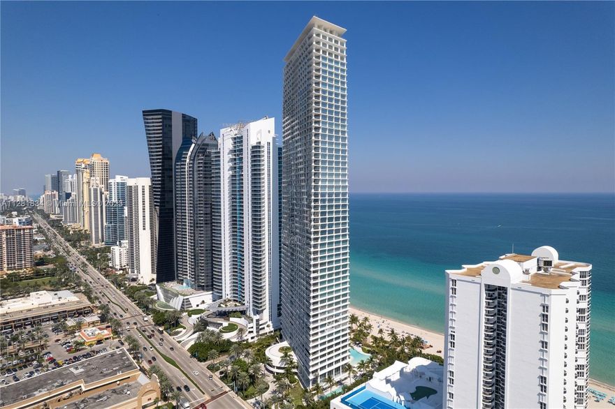 OUTSTANDING and unique 3 Beds, 4.5 Baths with unobstructed direct ocean views from every room at the fabulous and only "Jade Signature". Designed by the prestigious, international Pritzker prize-winning Swiss architectural firm Herzog and De Meuron Building putting their stamp in Sunny Isles Beach! This unit features 10' high ceilings, East and West views. First class amenities include: resident restaurant, bar and separate breakfast room, gym, spa facilities with sauna and hot tub, beach-side heated pool, library, billiard room, child play area, teen room, private beach pavilion.