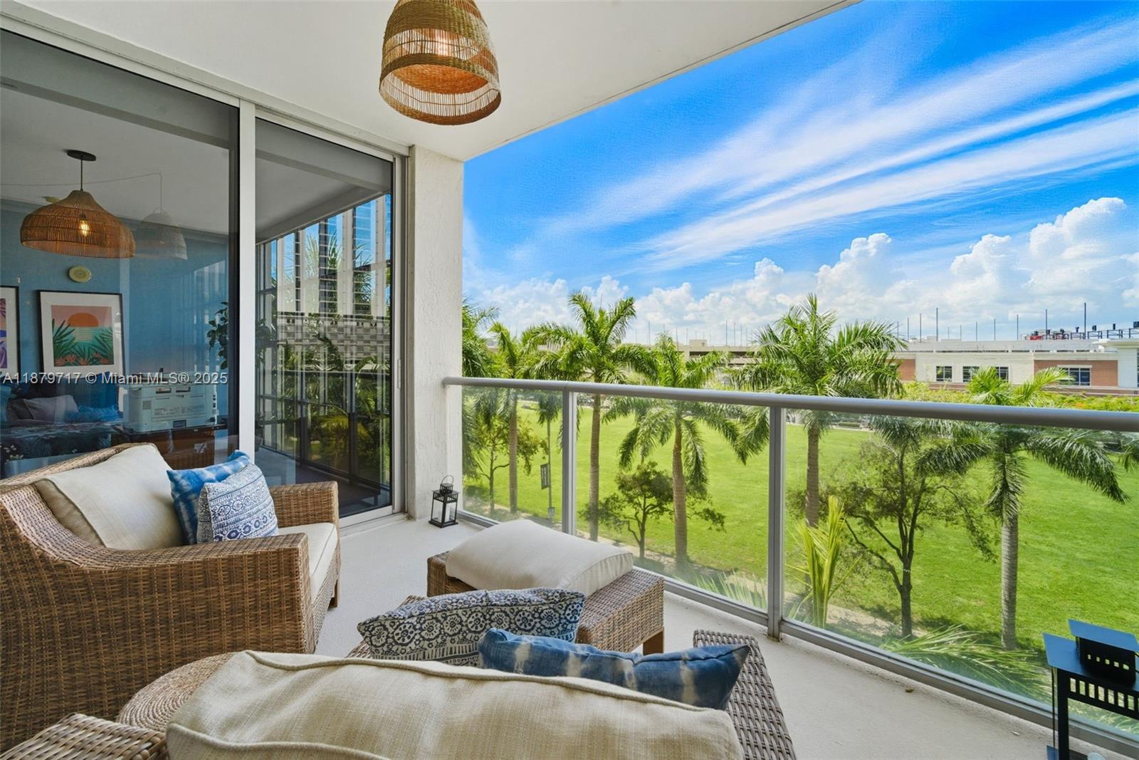 Modern Living in the Midrise at 2Midtown, surrounded by arts and culture just steps to the Design District and Wynwood. This spacious 1-bedroom, 1.5-bath offers 802 SF with treetop views, 9-foot ceilings, and floor-to-ceiling glass opening to a large private terrace — perfect for entertaining or morning coffee. Features include a sleek kitchen with stainless steel appliances, a primary suite with walk-in closet and spa-like bath, plus a guest powder room.
Enjoy resort-style amenities: pool, jacuzzi, fitness center, steam room, sauna, kids’ playroom, outdoor lounges, and 24-hour concierge. Downstairs, Trader Joe’s, Whole Foods, and Miami’s best dining and shopping complete the ultimate Midtown lifestyle.