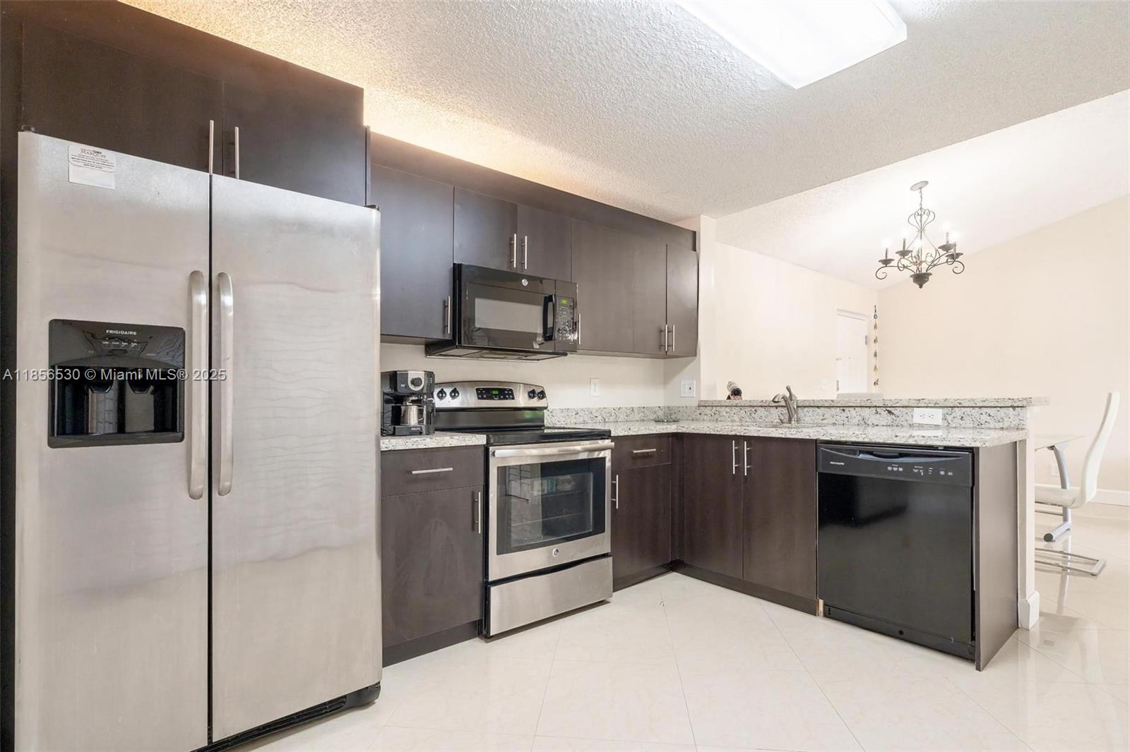 Beautifully renovated 1BR/1BA condo with vaulted ceilings, private balcony, and new A/C. Spacious kitchen features stainless steel appliances, granite countertops, and ample cabinet space. Located in a desirable gated resort style community offering 2 pools, hot tub, fitness center, and 2 tennis courts. Conveniently close to shopping, dining, and major highways.