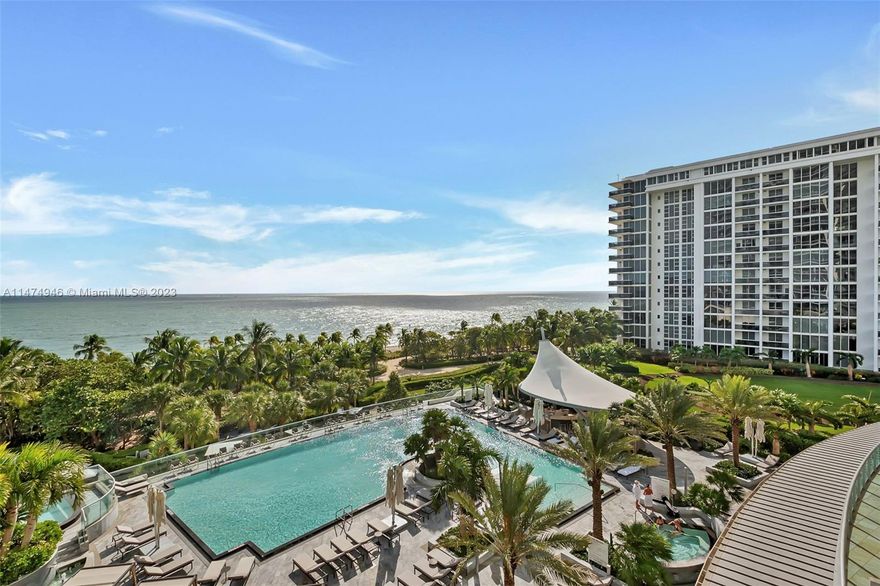 This stunning 2-bedroom + Den (Third Bedroom), 3-bathroom furnished condo is located in the luxurious One Bal Harbour right next to Ritz-Carlton Bal Harbour on Collins Avenue. The spacious unit boasts floor-to-ceiling windows, providing breathtaking ocean views from every room. The open concept living area features a modern gourmet kitchen with top-of-the-line appliances and a breakfast bar. The master suite includes a walk-in closet, spa-like bathroom, and private balcony. The building offers world-class amenities, including a beachfront pool, fitness center, and full-service spa. Located in the heart of Bal Harbour, residents have easy access to high-end shopping, dining, and entertainment options.