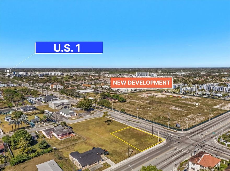 Prime development opportunity in Homestead, FL! Located in an area experiencing continued growth and redevelopment, neighboring lots with similar zoning have been utilized for multi-unit residential projects. While no approvals are currently in place, the zoning may allow for a traditional single-family build or potential multi-unit development (buyer to verify with Miami-Dade County). Opportunity to purchase this lot together with the neighboring corner lot, creating nearly half an acre of combined land — offering expanded development flexibility and increased potential footprint. Excellent opportunity for builders, investors, or end users looking to secure land in a high-demand, expanding market. Conveniently located near major roadways, shopping, schools, and agricultural corridors. Buyer responsible for conducting all due diligence regarding zoning, density, utilities, future land use, and build-ability.