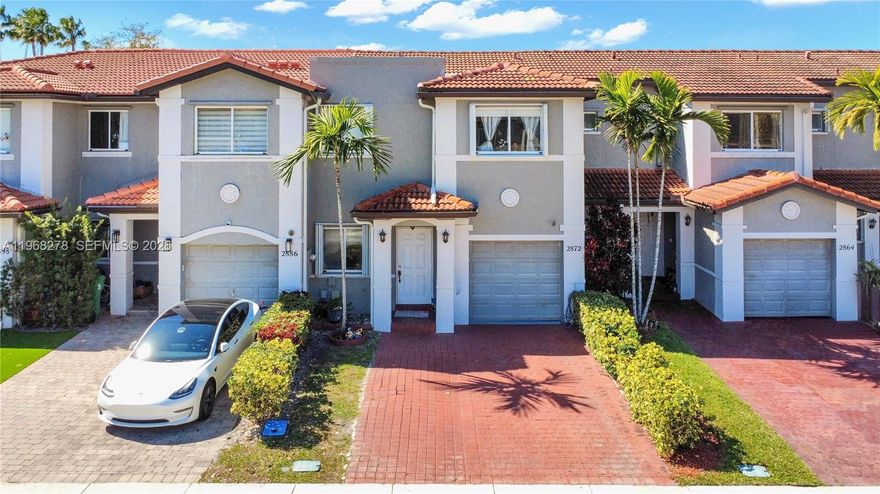 Discover generous living in the upscale Monarch Lakes community! This impeccably cared-for 4-bedroom, 2.5-bath townhome sits securely behind 24/7 manned gates in the vibrant core of West Miramar. Flooded with natural light and thoughtfully designed, the home delivers an open, welcoming floor plan that's equally suited to cozy nights in or lively get-togethers, featuring expansive gathering spaces and a sleek, functional kitchen built for daily life.
Step outside to true resort-style perks: a shimmering community pool, inviting clubhouse, plus private entry to the charming Monarch Lakes Park—ideal for sunrise runs, casual weekend barbecues, or just soaking up the scenery. Prime positioning puts you minutes from major highways, endless shopping and dining options, and some of the area's highest-rated schools.
Live the ideal mix of relaxation, safety, and convenience in one of Miramar's most sought-after gated enclaves.