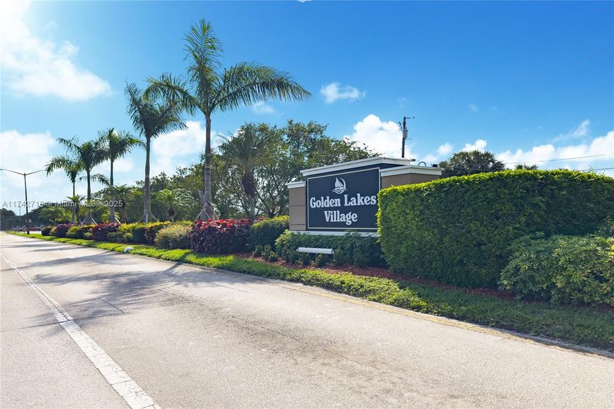 WELCOME TO OUR OPEN HOUSE MAY 10 FROM 1-3PM. Priced to Sell Fast – Fully Furnished 2/2 in Golden Lakes! 
Move right into this FULL 2-bedroom, 2-bath unit in the highly sought-after Golden Lakes Village (55+ guard-gated community)! Fully furnished and equipped, this home is move-in ready and features an enclosed patio with a storage closet and a stunning water view.
Key Features:
Spacious 2/2 layout with elegant furnishings
Enclosed patio extra storage & serene water views
Resort-style amenities: Pools, clubhouse, fitness center, social events & more
Prime location – Minutes from shopping, dining, Florida’s Turnpike, airport & beaches
Golden Lakes Living at Its Best! This gem won’t last—Easy to show & Seller is motivated! Schedule your tour today! Monthly fees are $883.00