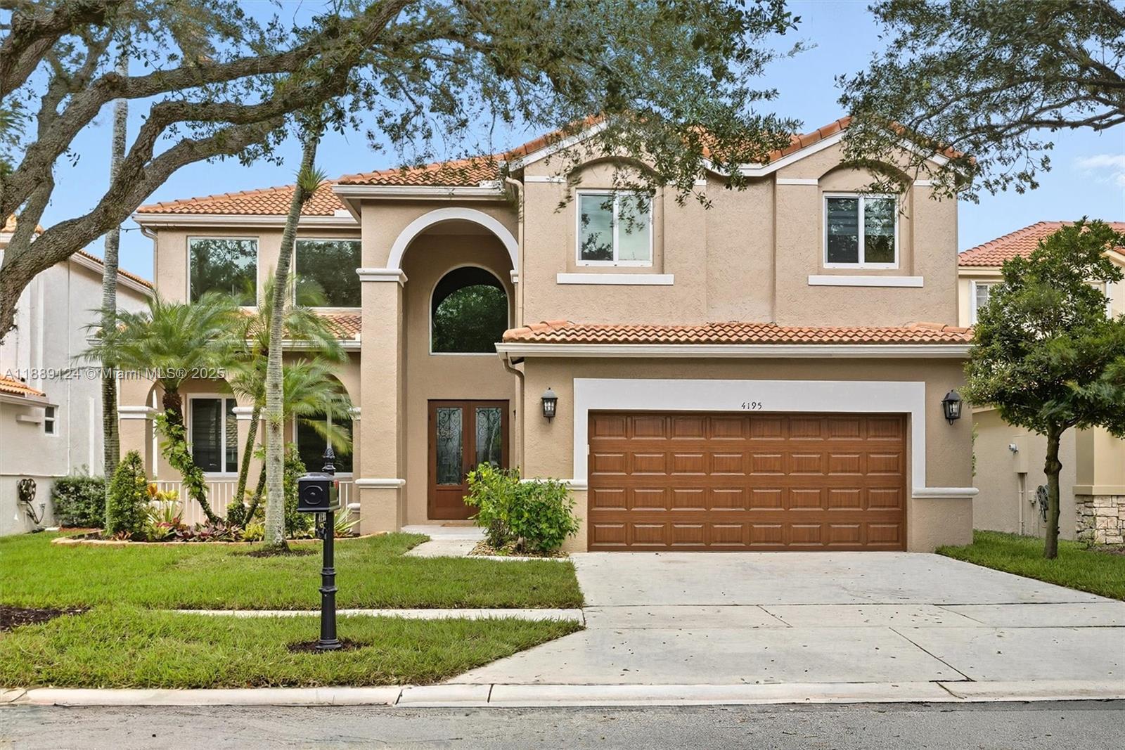 Beatiful home in prime Weston location. Located in one of Weston's most desirable neighborhoods, this meticulously mantained home offers the perfect combination of comfort, style, and convenience. Zoned for A+ rated schools and with easy access to I-75, it's ideal for families and commuters alike.
Key features include:
1- High-end hurricane-impact windows,doors,and garage door. (newly installed)
2- Remodeled patio with new pergola, perfect for outdoor living and entertaining.
3- Lush landscaped backyard offering privacy and tranquility
4- Custom finished closets for optimal storage and organization.
5- New roof installed in 2015, adding long - term value and peace of mind