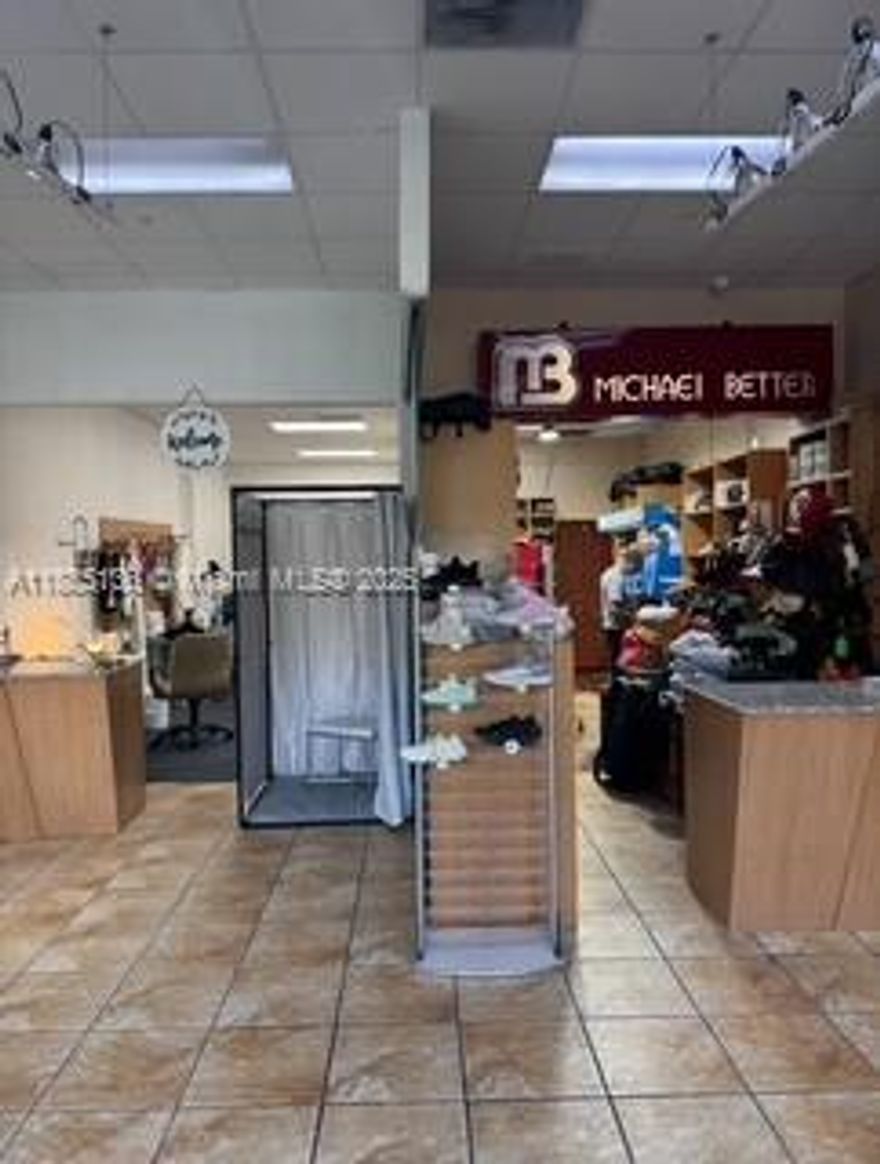 This dry cleaning business is located in a very central shopping center in Doral  ,offering great potential for growth .
The space is 1,275 square feet with a lease term available from one to three years .
The business provides a variety of services including dry cleaning shoes repair ,clothing alterations and laundry services ,it's a great opportunity for anyone looking to own a profitable business  in a high - traffic area .