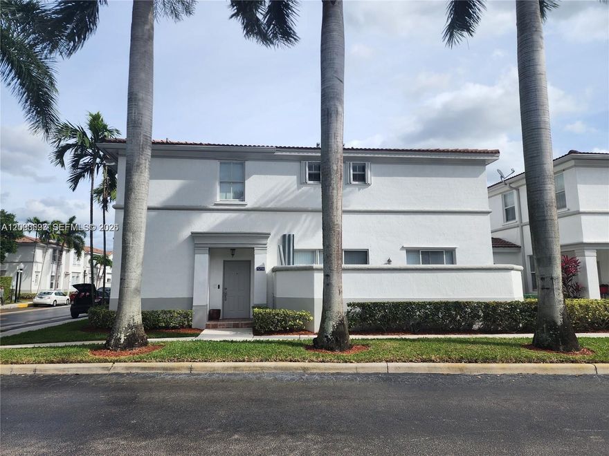 Welcome to this spacious 4-bedroom, 3-bathroom townhome located in the gated community of Villas at Nautica. This two-story residence is well-maintained and features 1 BEDROOM and 1 FULL BATHROOM- GROUND LEVEL. Interior upgrades include wood-look porcelain flooring throughout the first level, laminate flooring on the stairs and upstairs bedrooms, an updated kitchen with new cabinetry, quartz countertops, and stainless steel appliances, as well as updated bathrooms and a full-size washer and dryer. The living and family areas provide direct access through sliding glass doors to a private wall-fenced patio, offering additional outdoor living space. 
The property includes 2 assigned parking spaces, NO THIRD VEHICLE PERMITTED, access to community amenities, including a clubhouse, swimming pool, fitness center, playground, and gated entry. Conveniently located near shopping, dining, major highways including I-75 and US-27, Fort Lauderdale-Hollywood International Airport, Memorial West Hospital, and surrounding retail centers.