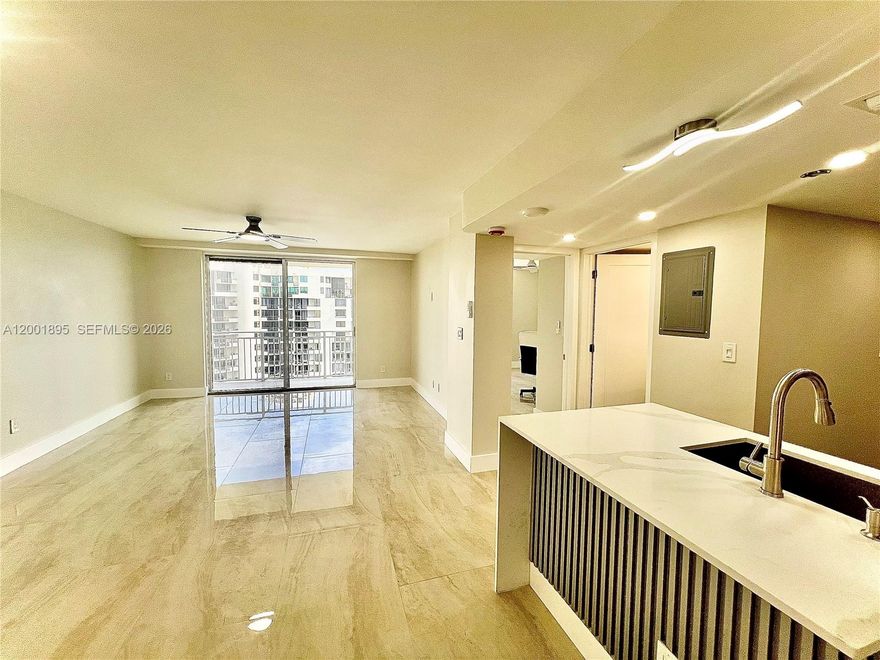 Fully renovated 1-bedroom unit at Isola Brickell Key. Features include a brand-new kitchen with sleek cabinetry, new appliances, and updated finishes, plus a completely remodeled bathroom. Elegant porcelain tile floors throughout. Enjoy breathtaking Northeast-facing water views. Tenant will be the first to live in this beautifully upgraded unit. Building pool has been recently renovated and enhanced.