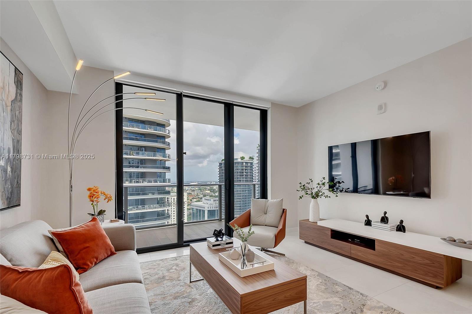 Rental Property at 1010 Brickell Ave 4309, Miami, Broward County, Florida - Bedrooms: 2 
Bathrooms: 2  - $6,700 MO.