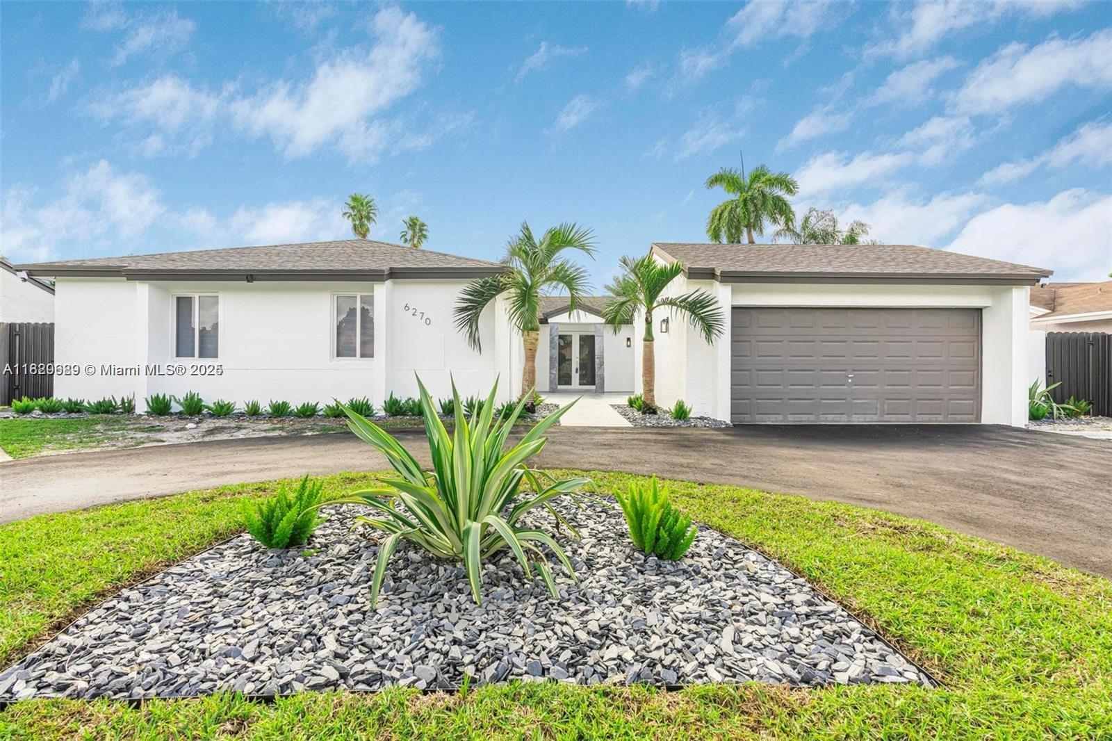 A true gem of a home! This fully remodeled property features four bedrooms and three bathrooms in the main house, with beautiful porcelain floors throughout and quartz countertops in the kitchen. The house is equipped with impact windows and doors for added safety and style. It includes not one, but two laundry rooms. There is also a separate, independent apartment with one bedroom and one bathroom, complete with its own laundry facilities, perfect for guests or rental income. The backyard offers a spacious covered terrace, ideal for entertaining. Don’t miss this opportunity! This property is completely remodeled with all new appliances and is located in the best area of Hialeah.. Don't miss this opportunity call now. THE PROPERTY WILL BE AVALABLE JULY 1, 2025 TO SHOW