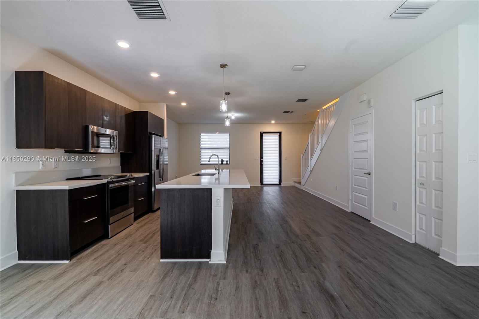 Modern 3-bed, 2.5-bath townhouse in the heart of Doral! This 1,425 sq ft home features an open layout, sleek finishes, and a spacious patio perfect for relaxing or entertaining. Enjoy two dedicated parking spaces and resort-style amenities including a beautiful clubhouse with pool, gym, tennis courts, and a kids’ park. Located in a vibrant, sought-after community close to top schools, dining, and shopping. A perfect place to call home! MOVE-IN TODAY!
FLEXIBLE DEPOSIT OPTIONS available! New installed laminate floors.