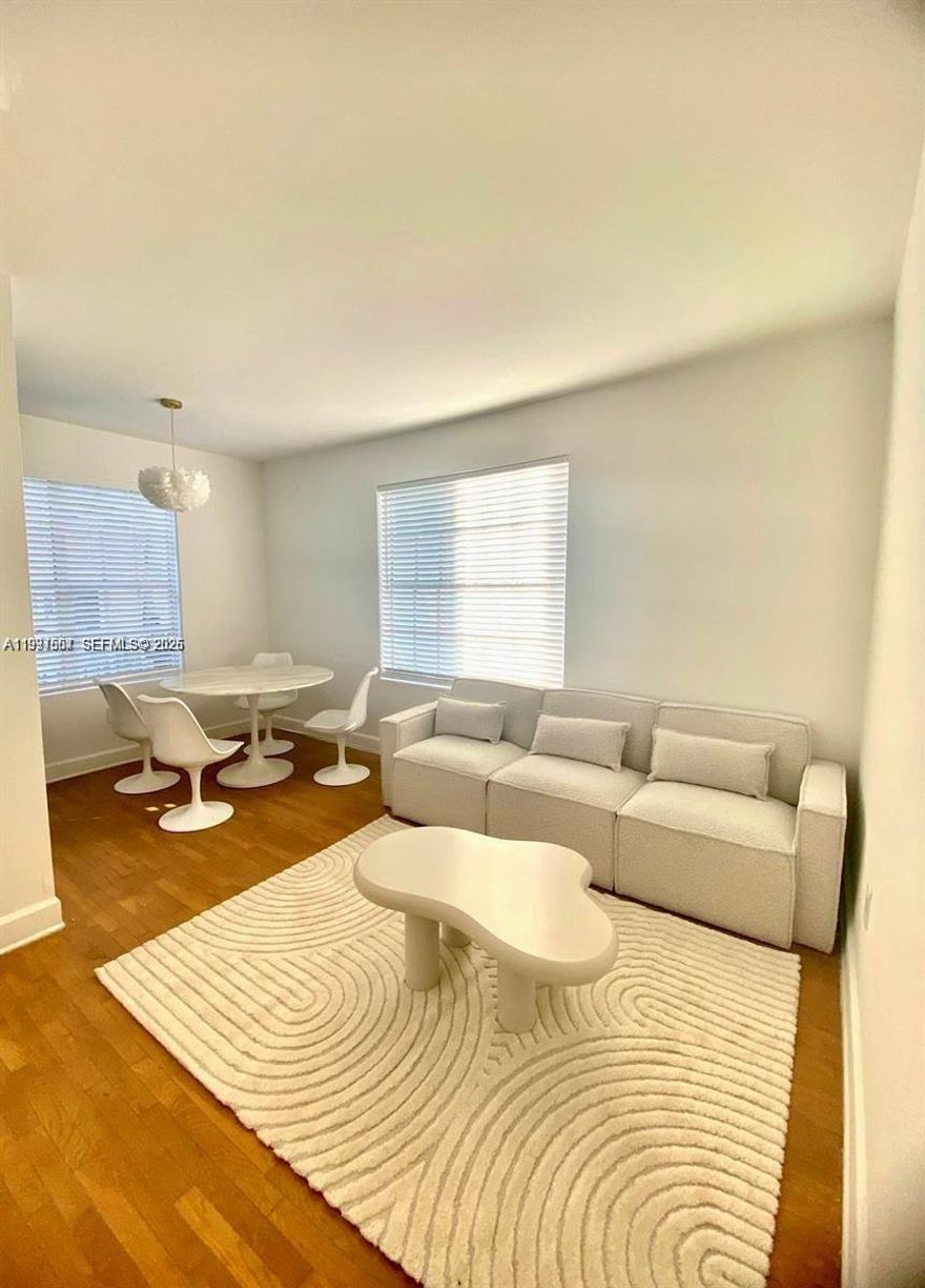 The St. George: BEST PRICED APARTMENT ON THE BUILDING. Corner unit, renovated, charmer hardwood floors, central A/C, few steps from south of fifth, the beach, and Ocean Drive.