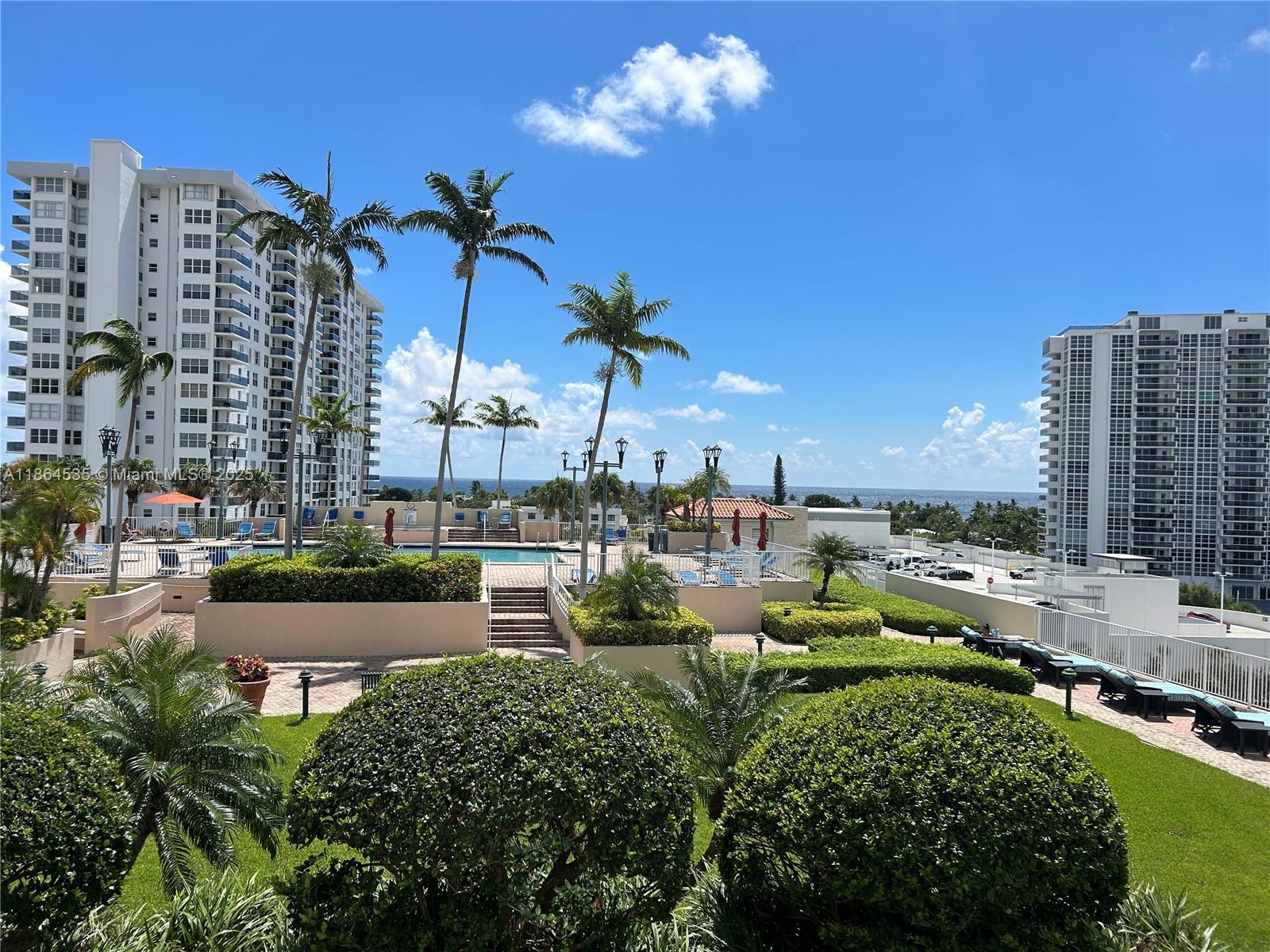 OCEAN VIEW CONDO! The ocean view pool is centered in your 108” x 100” patio doors. It feels like your own private oasis. Resort style amenities include large pool with jacuzzi, double loungers with intercoastal view, tennis, bbq area, clubhouse with pool table and kitchen, large gym, front desk, and security. Located in the same driveway as Shooters Restaurant, Mastro’s, and one block from several restaurants, bars, and shopping. This nicely renovated unit has brand new laminate floors, baseboards, paint, range hood, chandeliers, nest a/c, smart lights, faucets, hardware, hinges, etc. ALL BRAND NEW FURNITURE included in price, including 85” OLED TV and 65” TV! HOA dues include DIRECTV, internet, water, sewer, trash, security and gated parking. Immediate renting is available!