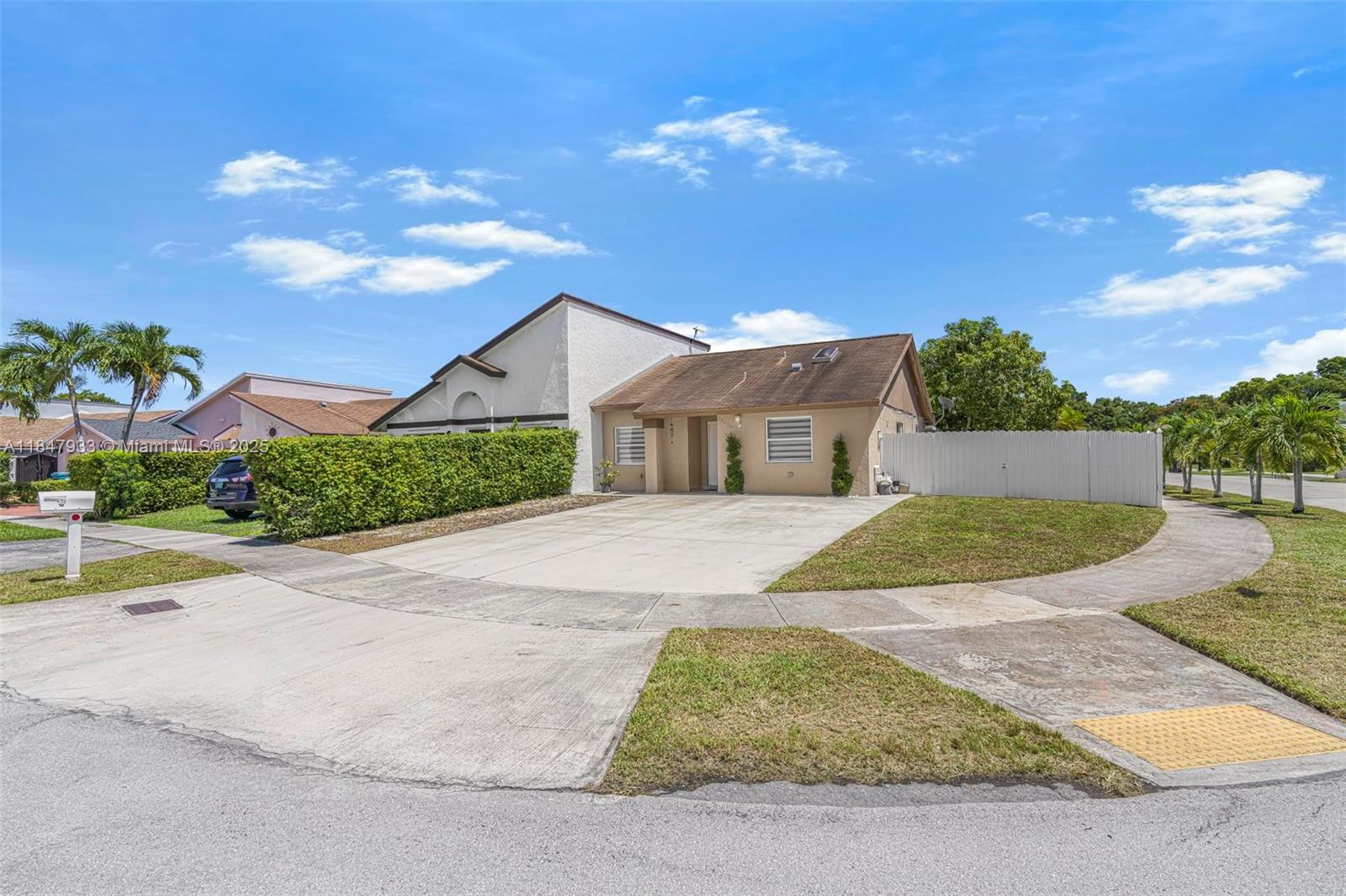 Welcome to 15464 SW 68 Ln, located in the heart of Kendall. This rare 2/2 with a Den / potential 3rd Bedroom is on a corner-lot and offers the freedom and flexibility that’s hard to find—NO HOA and no restrictions, making it ideal for those with boats, trailers, RVs, or work vehicles. The oversized lot provides ample outdoor space with endless potential to expand, entertain, or simply enjoy your privacy. Situated in a highly desirable and quiet neighborhood, just minutes from top-rated schools, shopping centers, restaurants, and major highways. Whether you're a homeowner looking for space and freedom or an investor seeking opportunity, this property checks all the boxes. Don’t miss out on owning a piece of Kendall with no limitations and room to grow.
