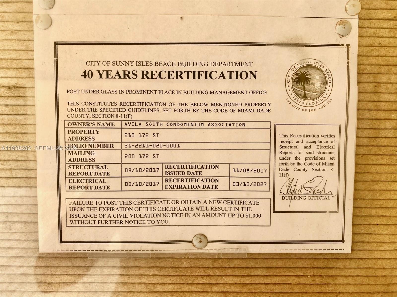 AVILA SOUTH CONDO - Residential