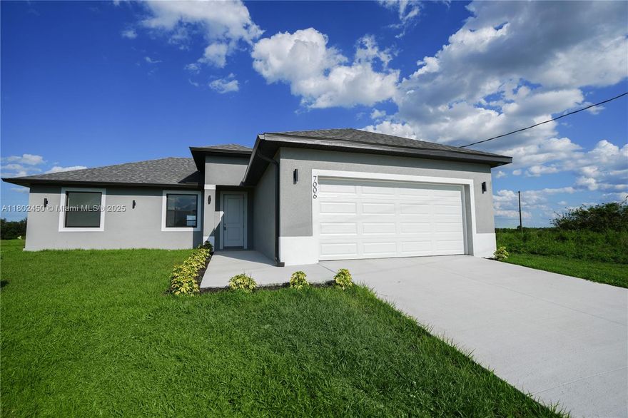 Brand-new 4-bedroom, 3-bath smart home in the heart of LaBelle!
This stunning single-story residence blends modern comfort with cutting-edge technology, offering a spacious layout, sleek finishes, and full home automation. Enjoy a two-car covered garage, ample natural light, and scenic surroundings that provide peace and privacy. Whether you’re a first-time buyer or upgrading, we’re here to support you—we offer assistance with closing costs and loan approval to make the process easier. Don’t miss this opportunity to own a tech-forward home in a growing area of Southwest Florida!