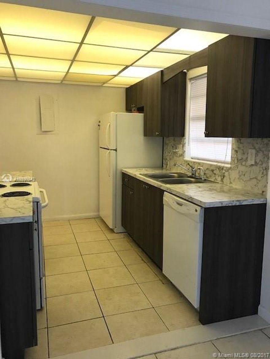 HUGE RETURN!! This unit went thought a major renovation. Kitchen is brand new, baseboards were changed, new washer and dryer , laminated flooring in bedroom and tile in living room and kitchen. Tenant pays for the water. Lease ends in June 2018. Rent $1325. TENANT CAN SHOW THE UNIT MONDAYS AND TUESDAYS MORNING.