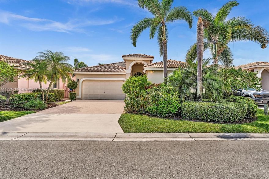 NEW ROOF to be installed 6/2025. AC both handler and condenser are 2017; Pool pump is 2022; Dishwasher is 2 years old; Impact windows throughout. 48 hours notice to show. 

Discover this stunning 3-bed, 2-bath pool home in the gated Ventura community of Delray Beach. Featuring a spacious split floor plan, vaulted ceilings, and abundant natural light, this home is designed for comfort. The gourmet kitchen boasts a peninsula island and granite countertops. The master suite offers a custom-designed bathroom for a luxurious retreat. Large sliders open to a screened-in lanai and sunny pool area, perfect for entertaining. Additional highlights include modern lighting/light fixtures, and a low-maintenance design. Ventura amenities include pool, tennis courts, clubhouse, gym, & game room.