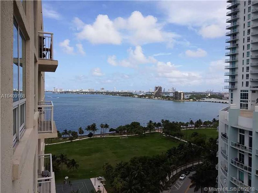 AMAZING 1 BED 1 BATH UNIT LOCATED IN THE HEART OF EDGEWATER MIAMI FEATURING BAY VIEWS, LAMINATE WOOD FLOORS THROUGHOUT, BLACK-OUT SHADES IN BEDROOM AND LARGE WALK-IN CLOSET. EASY TO SHOW.