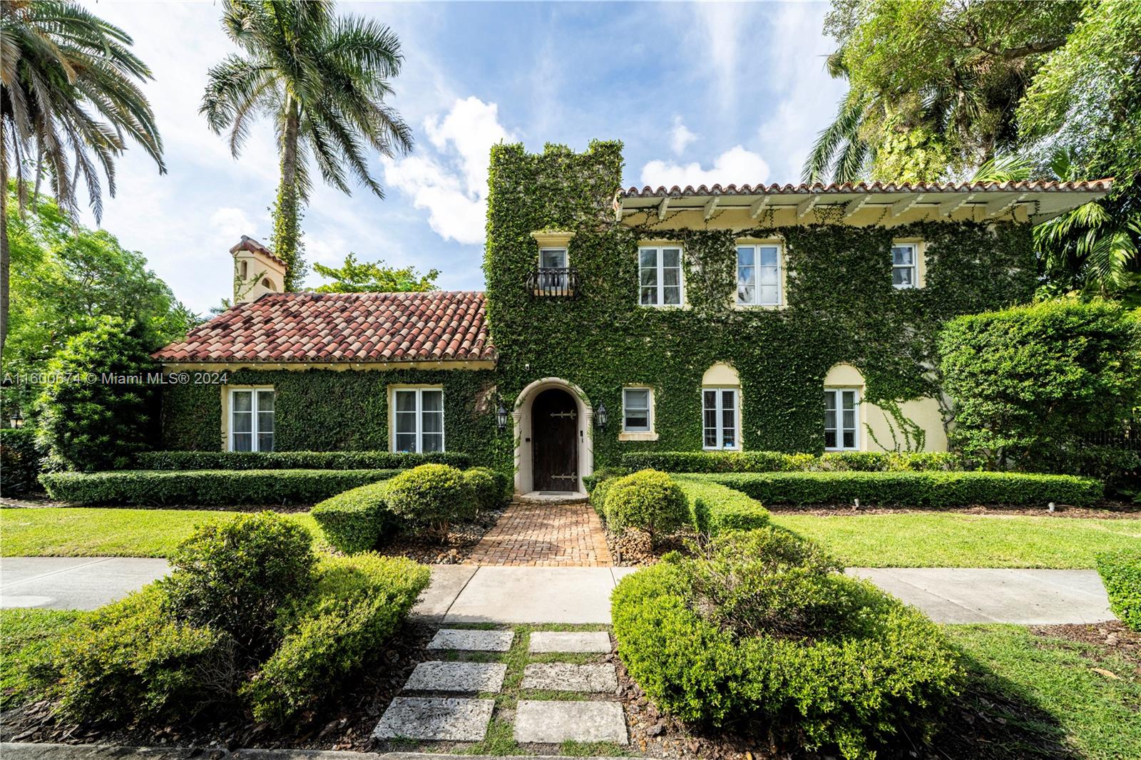Available July 15th. Located on one of the best streets in gated Upper Morningside, this stunning, 5bd/4.5ba/3,338SF ivy adorned residence has been flawlessly renovated w/ exceptional charm & the highest quality fixtures/finishes. No detail was overlooked in this magnificent pool home situated on a double & corner lot, boasting a show stopping great room, formal/family rooms, expanded chef's kitchen, sunroom off kitchen, arched windows/doors/walkways, complete impact glass, & Tesla charging station. The primary suite is comprised of a magnificent bedroom, dressing area lined w/ custom-built closets & luxurious en-suite bath. Enjoy a fabulous outdoor patio w/ summer kitchen, built out cabana bar, & a putting green! Luxury Furnished. Landlord pays for pool, lawn maintenance, & pest control.