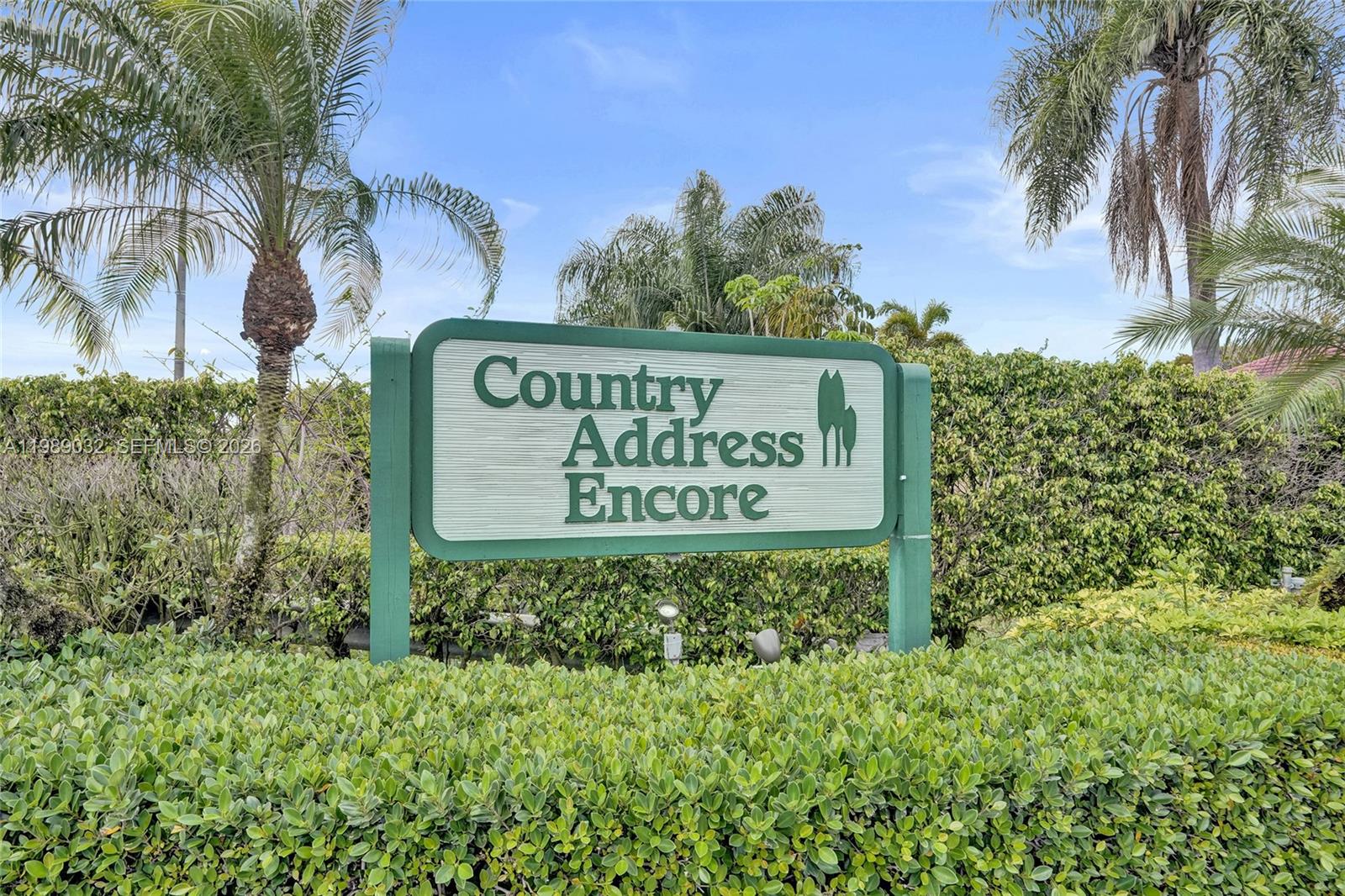 COUNTRY ADDRESS ENCORE - Residential