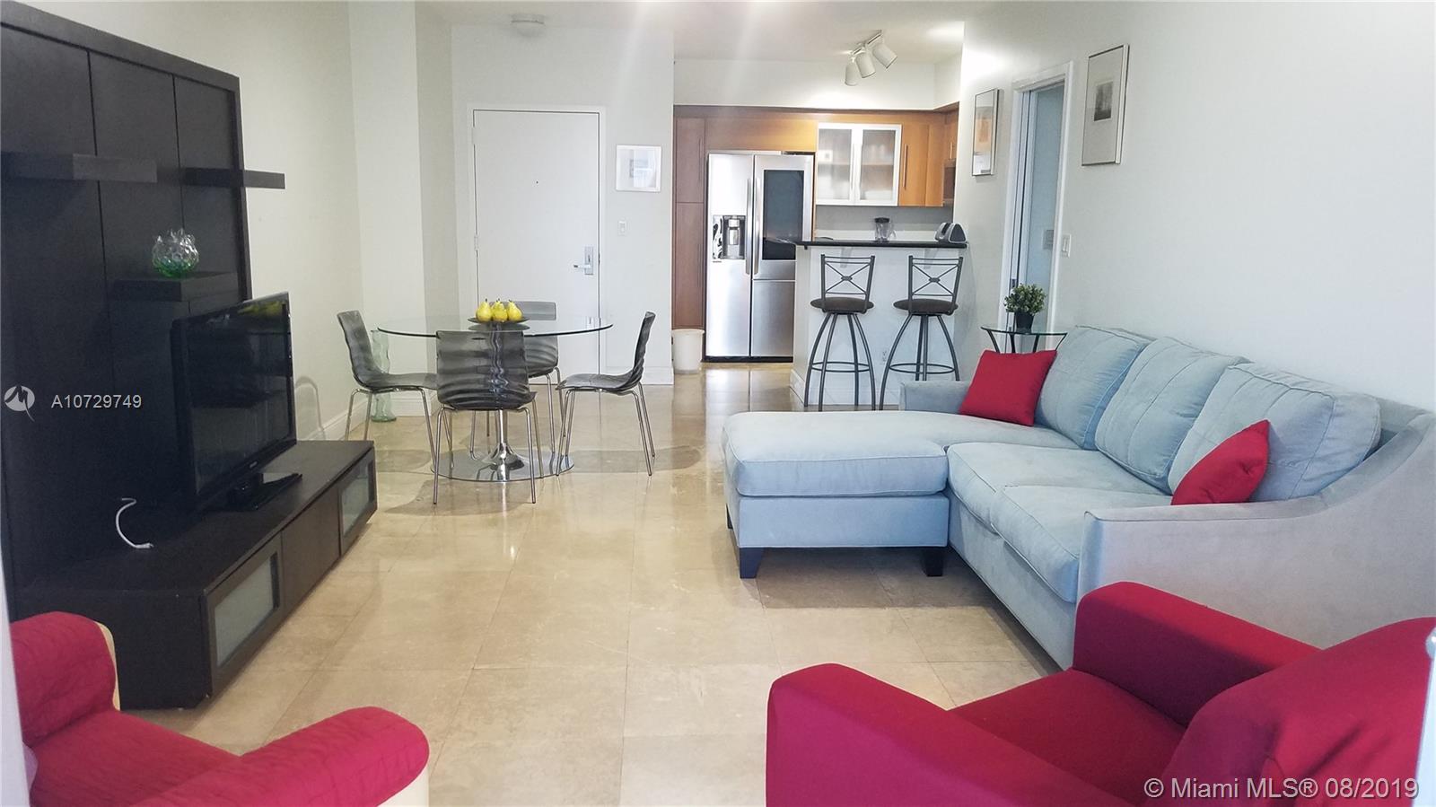 Enjoy city and bay great views from this freshly painted unit with Some new stainless steel appliances. Located in downtown by the Miami river mouth at walking distance to Bayside mall, Intercontinental hotel, whole Foods market, cinemas, great restaurants and shopping, Miami Arena, museums, etc. Metro rail system is just 1 block away connecting with Miami airport , Miami University and Jackson Memorial Hospital.