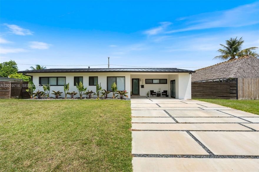 Completely remodeled, beautifully updated 3-bedroom, 2-bath home offering a modern open layout and excellent indoor-outdoor living. The bright living area flows seamlessly to a spacious backyard with patio perfect for entertaining, relaxing, or storing a boat and recreational equipment with plenty of room to customize. Stylish kitchen features white shaker cabinetry, quartz-style countertops, and stainless steel appliances. Renovated bathrooms include sleek finishes and glass-enclosed showers. Generous bedrooms provide flexibility for guests or a home office, with ample storage throughout. Move-in ready with contemporary flooring and abundant natural light. Conveniently located near shopping, dining, and major roadways.