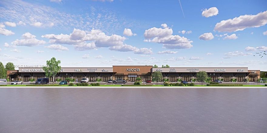 Pre-construction investment or end-user opportunity at an affordable price.Shopping Plaza with 19 units of Retail. This fantastic retail space is strategically located at the business epicenter of fast-growing and booming Ft. Myers.  Modern design and state-of-the-art architecture. Unit delivered in vanilla shell on Q2 2025. Please call to get availability.