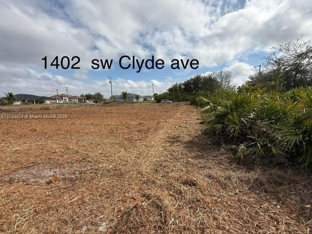 The lot has been cleared of bushes, and the survey, has already been done.