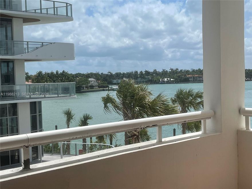 AMAZING WATER VIEWS AND SUNSETS from your balcony and bedroom! Panoramic views of the Bay to Downtown Miami.  Pictures don't lie! GREAT Location in Miami Beach, walking distance to the beach, supermarkets, post office, shops, restaurants, pharmacy etc. Updated 1 Bedroom / 1.5 Bathroom Condo, very well kept with tile floors through out, large balcony and hurricane shutters. GATED PARKING (1 assigned space). Waterfront pool deck. You will be able to see Dolphins swim from your balcony and pool. Enjoy kayaking, paddle boarding straight from your Dock. Open bridges access. Boat slips for rent  (subject to availability). LOW HOA and NO Assessments (Seller will pay at Closing) 40 Year Recertification completed. NO SHORT TERM RENTALS, NO AIRBNB. Great source of income, UNIT CAN BE RENTED as of day 1. MUSt SEE!