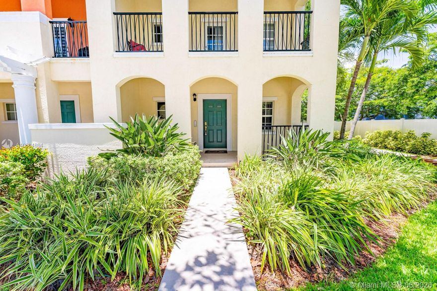 Remodeled 3/2.5 is ready to move in! Property features redone kitchen (granite countertops, wood cabinets, stainless steel appliances), ceramic tile floors with carpet in bedrooms, high-end washer/dryer, spacious open balcony, two-car garage and so much more. Enjoy the complex's huge pool and clubhouse. Make this your home today! Sellers need a 60 day closing.