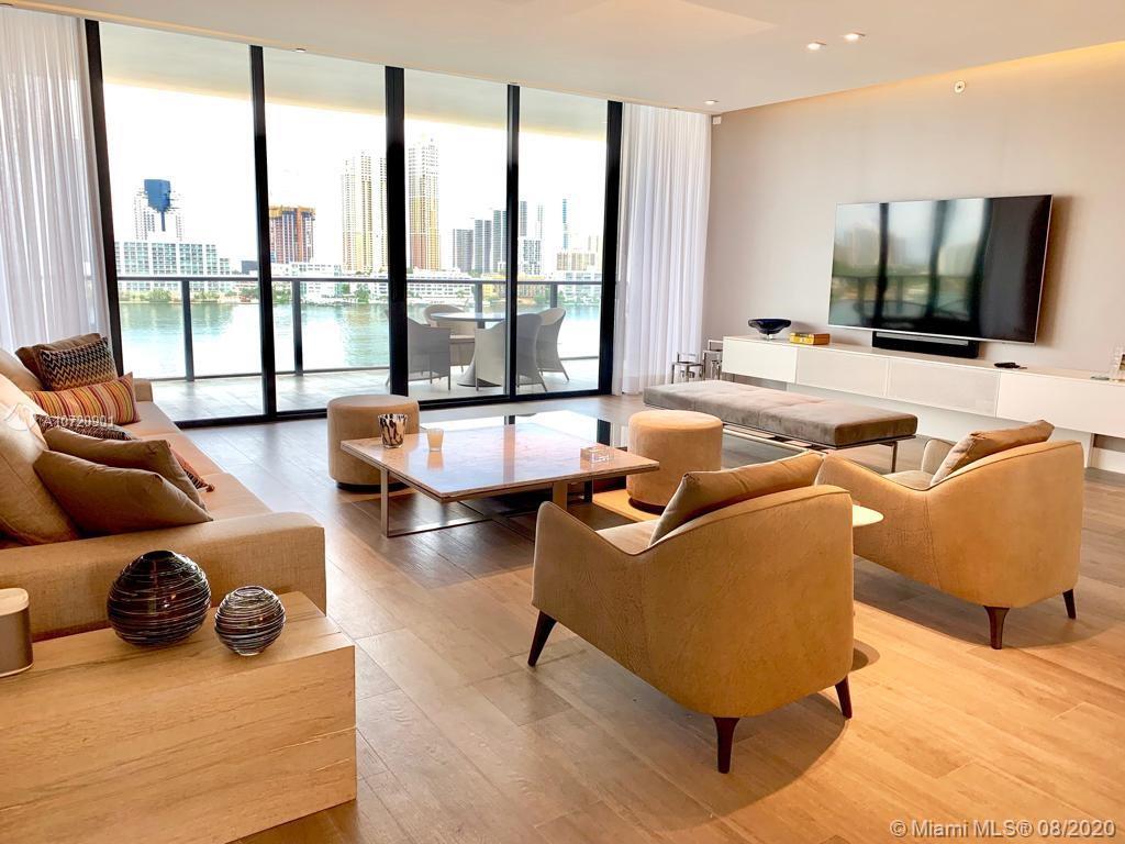 This TURN KEY 3 BR/4.5 BA residence features a flow-through layout and deep terraces with water views through every window, 10-foot ceilings, floor-to-ceiling glass on all exterior walls, private elevator, modern European kitchens, outdoor summer kitchens and service suites.&#xD;&#xA;The residences comes with a fully integrated home-automation system by smart-home technology, enjoying total control of your home&#x2019;s lighting, climate, entertainment and security systems from your cell phone.&#xD;&#xA;Comprised of two 16-story towers with 80 residences apiece on an 8 acre island. &#xD;&#xA;Highlights of the Priv&#xE9; island lifestyle include: 70,000 sqft of indoor social spaces,,two-story gym/spa totaling 10,000 sq ft in each tower, expansive pool deck w/ 2 swimming pools, private marina for yachts up to 150 ft in length.