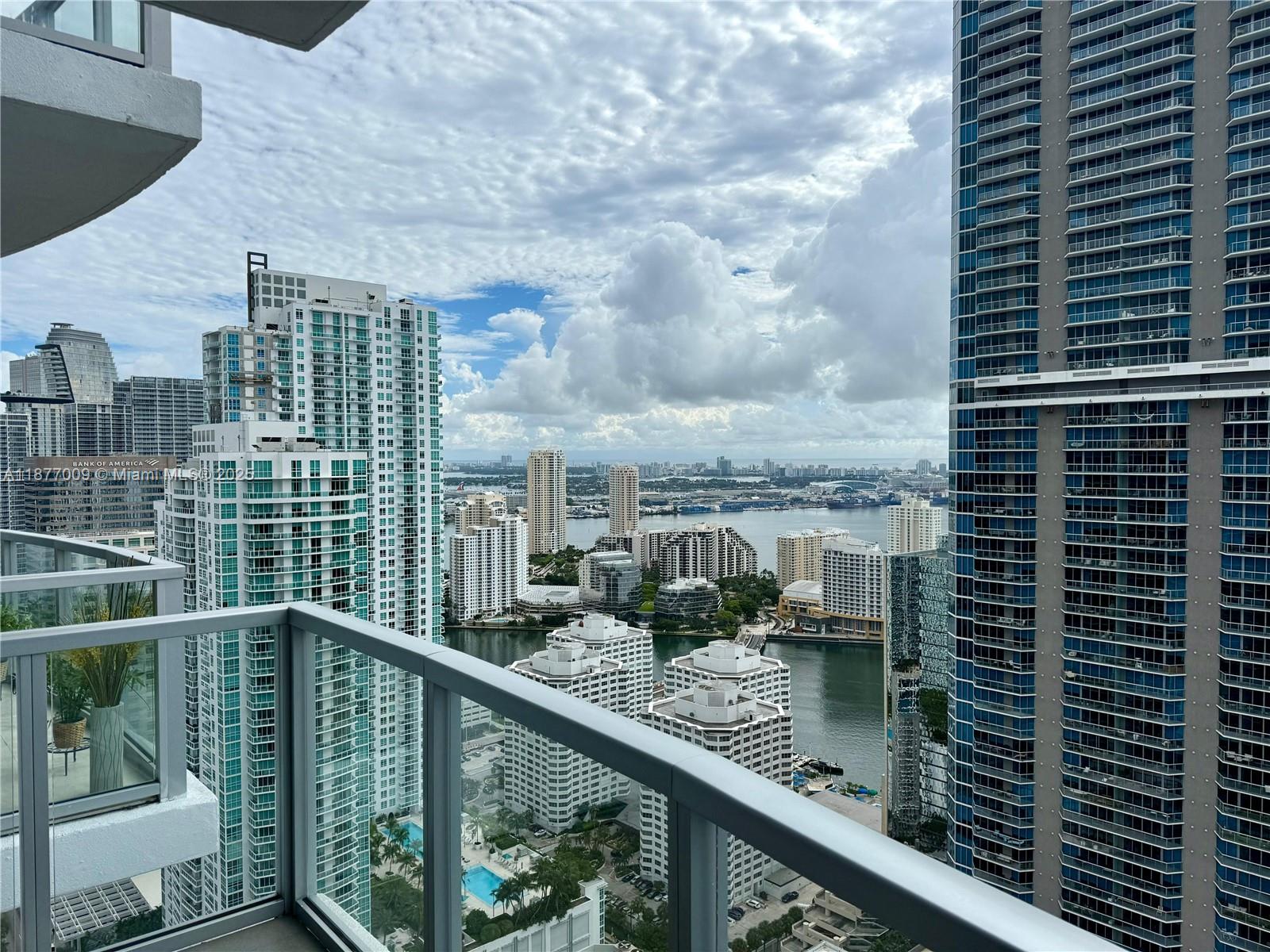 Incredible location! Spectacular spacious 3-bedroom residence at 1060 Brickell with 2 ASSIGNED PARKING SPACES. The unit is Facing EAST with stunning water and city views, directly over Brickell Avenue. 3 balconies! Unit features beautiful marble floors, an open kitchen with TOP of the line stainless steel appliances, a ZUB ZERO, Bosch, wine cooler, and an espresso machine. Unbeatable location in the heart of Brickell—steps from the Metro and Metromover, and just minutes from world-class dining, shopping, and entertainment.