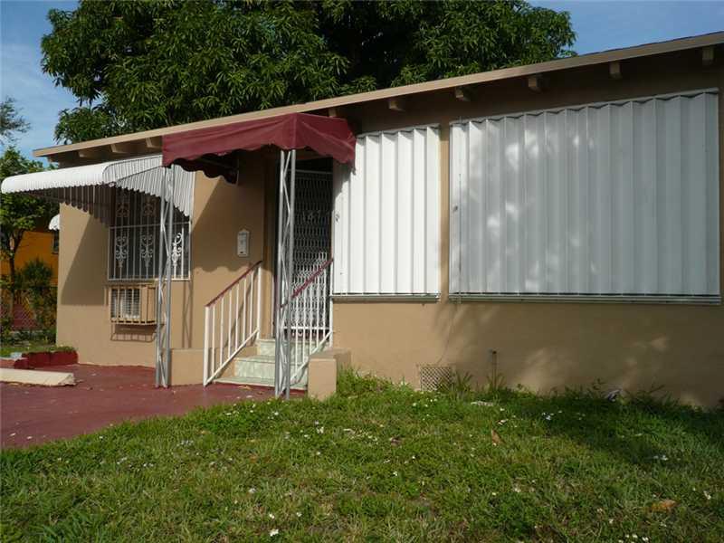 Centrally located in the Heart of Miami. Less than 20 min from Downtown, Health District ,Beaches, Brickell,Key Biscayne Coral Gables. this single family features 6bed/1 bath on the right side and a 2 bed/1bath in the law apartment in the left side. All t iled receiving porche, living room, formal dining room. Kitchen, laundry, Nice fenced back yard with fruit trees. Not a short sale, not a foreclosure. Plenty of potential, perfect for first time buyer. Please make an appointment thru MLX showing request.