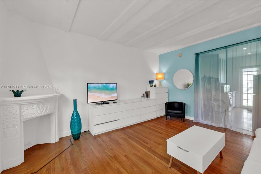 Beautiful fully furnished junior 1 bedroom apartment ideally located in the heart of South Beach. 
AMAZING LOCATION!!!...ONLY 1 block away from Lincoln Road, 2 blocks away from the BEACH & 8mn walking distance from the Flamingo Park...unbeatable location! 
This charming high ceiling unit was entirely painted back 4 months ago. It has a brand new washer, and also brand new impact windows, doors and A/C unit. 
This unique Art Deco building, with its tropical trees & fountain, was fully renovated, restored and painted back.
BONUS POINT, the unit has it is own back door entry and PATIO! Assessments were fully paid by the owners and will offer to the new ones a peace of mind for the next decades. A HUGE plus when most of buildings in South Beach are dealing with huge assessments right now.