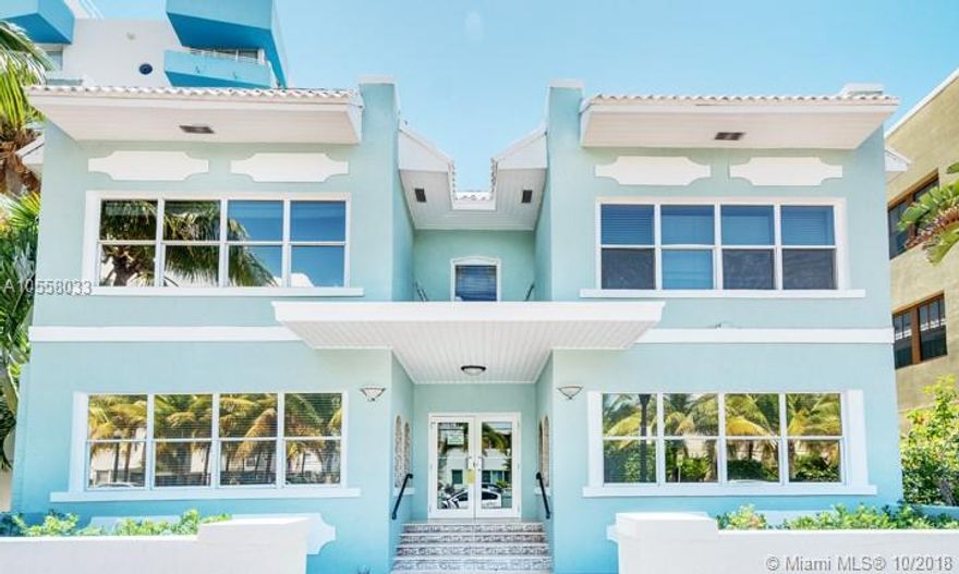 Worldwide Properties is s proud to present The Royal at the highly coveted South of Fifth neighborhood of South Beach! A plethora of  World-renown dining is just steps away, in addition to the sand and the Atlantic Ocean! The Mission Style Architecture building is comprised of 11 apartment units and includes approved plans to convert into a vacation rental / extended stay with cafe and retail, or may convert to other allowed commercial use including multifamily apartment rental.  Loads of charming architectural features, hard wood floors, and some units are already highly upgraded.  MUST SEE OPPORTUNITY IN A TRIPLE AAA LOCATION.  Trophy asset.