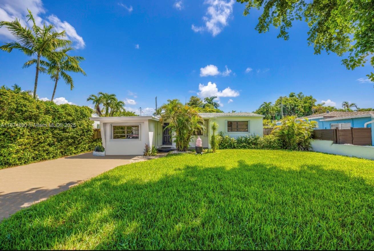 Highly sought-after Hollywood location! Recently updated 3BR/1BA home with a new roof (2023), 2024 electrical panel with whole-home surge protection, 2024 water heater, and New AC (new handler 2020, new compressor 2025). All major systems are covered and under warranty!
This move-in ready home features a brand-new modern kitchen with white quartz countertops, backsplash, large pantry with custom cabinetry & laundry room. The open floor plan flows into a bright Florida room overlooking the sparkling pool and covered patio—perfect for entertaining and outdoor dining. Accordion shutters throughout.
The 3rd bedroom is currently used as a home office, offering flexibility for your lifestyle. Prime location—minutes to beaches, airport, major highways, hospitals, and local markets.