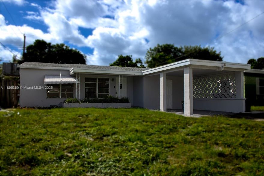 Welcome to one of the larger homes in the neighborhood, located in the heart of Oakland Park directly across from the beautiful North Andrews Neighborhood Park! This true 3-bedroom, 2-bathroom home is move-in ready and perfect for families.

Enjoy peace of mind with a brand new roof (2024) and stylish new tile and carpet flooring throughout. The spacious backyard is an entertainer’s dream, featuring a large pool and generous patio space—ideal for weekend barbecues and gatherings.

Don’t miss your chance to own a slice of paradise in one of Oakland Park’s most desirable areas!