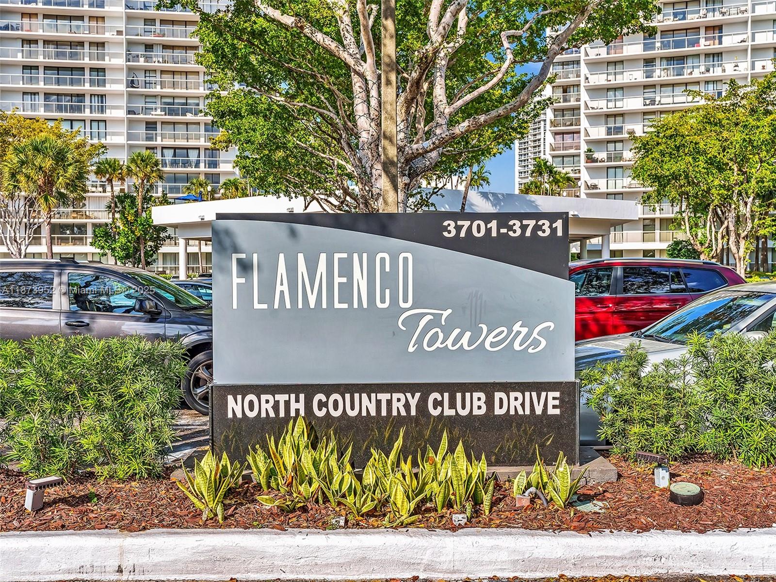 Flamenco Towers Rarely Available 3-Bedroom Penthouse! Beautifully remodeled corner unit with 3 bedrooms, 3 baths, in-unit laundry, and stunning views of the Aventura Country Club. Updated kitchen with granite top, SS appliances, porcelain tile throughout, and remodeled baths. High ceilings and a large balcony offer panoramic views of Turnberry Golf Course, lake, and water views. Accordion shutters, walk-in closets, and ample storage add convenience. Flamenco’s full renovation features a new façade and open glass balconies. Amenities include pool, concierge 24 hrs. security patrol, gym, laundry facility, library, management on site. Walk to Aventura Mall, minutes from the beach, courtesy bus and freeve, great schools. Aventura lifestyle at its finest. Rarely available opportunity!