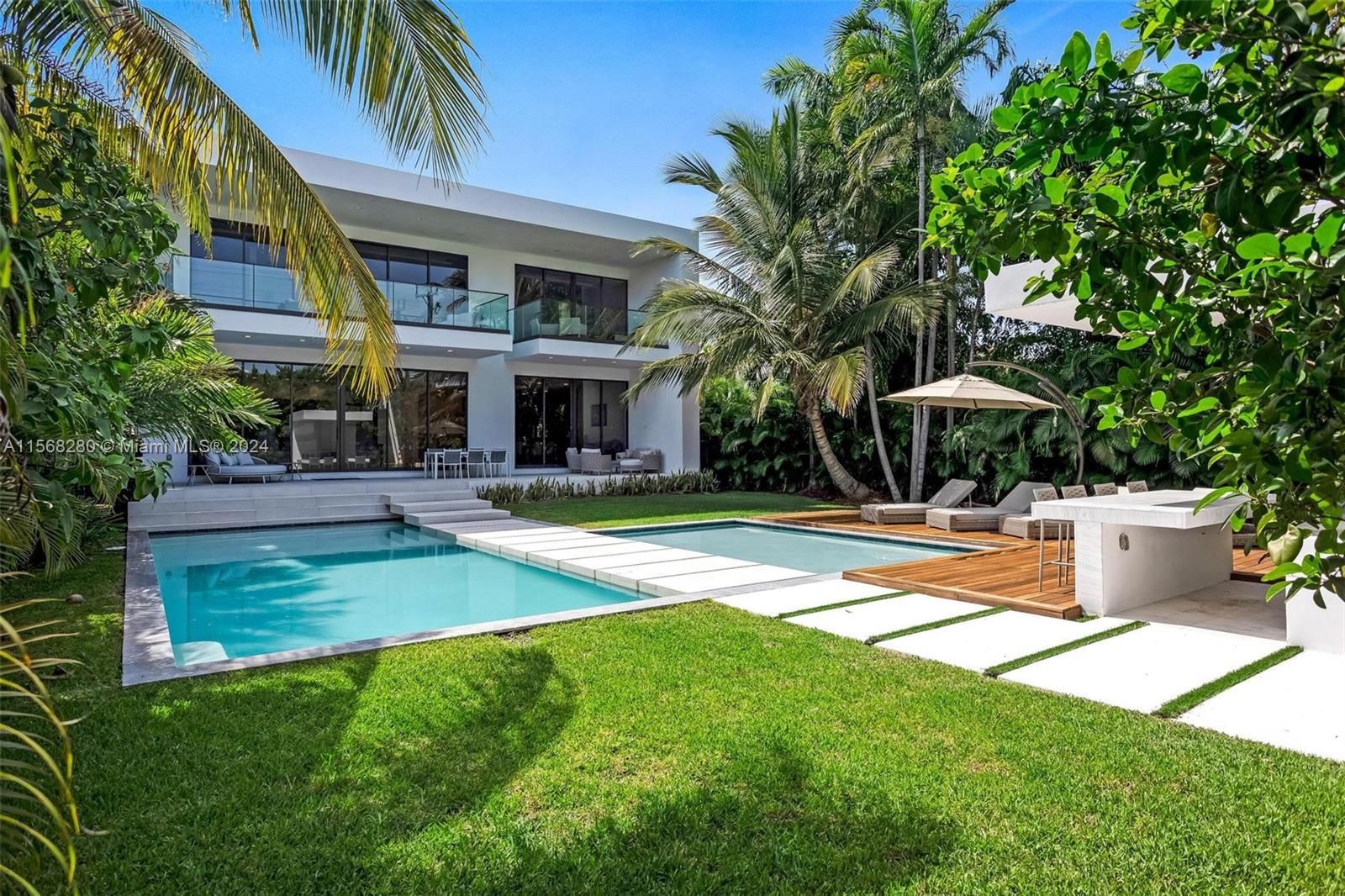 Rental Property at 2211 Meridian Ave, Miami Beach, Miami-Dade County, Florida - Bedrooms: 5 
Bathrooms: 6  - $40,000 MO.