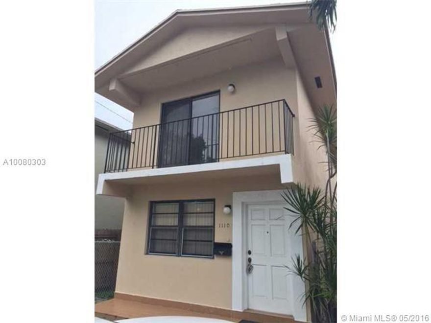 Spacious 3 Bedroom 3 Bath, Single Family Home with tiles throughout first floor, Wood laminate on second floor and 1 full bathroom on first floor. Plenty of storage and closet space. Entry to back yard from both sides of the house. Centrally located near Coral Gables, Downtown and Coconut Grove.