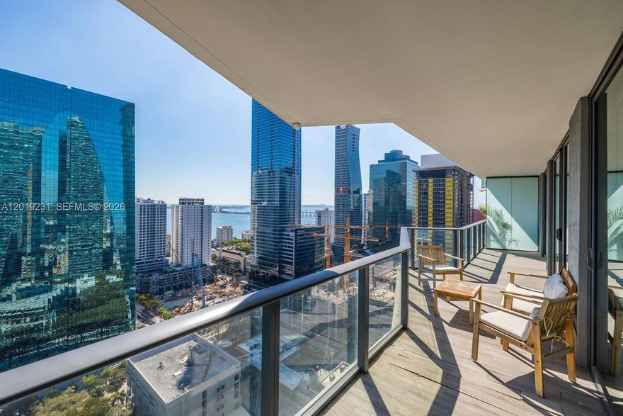Stunning 2-bedroom plus den, 2-bath residence in the heart of Brickell with breathtaking skyline and city views. Beautifully updated and thoughtfully designed, this sophisticated home offers spacious interiors and floor-to-ceiling windows that fill the space with natural light. Located in the prestigious SLS Brickell, residents enjoy world-class amenities including resort-style pools, full-service spa, state-of-the-art fitness center, concierge, valet, and award-winning on-site dining. Just steps from Brickell City Centre, Mary Brickell Village, top restaurants, and nightlife. Exceptional value—similar units in the building have recently sold at higher prices.